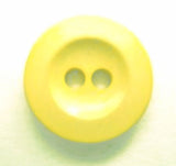 B5342 16mm Pale Lemon High Gloss Dink Centre 2 Hole Button