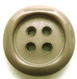 B5870 23mm Clay Beige Matt Centre-Gloss Rim Nylon 4 Hole Button