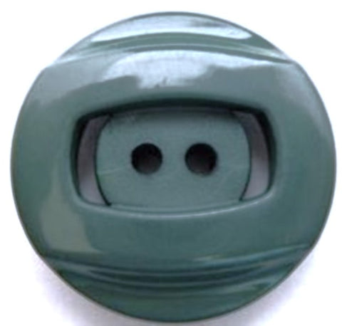 B6117 25mm Deep Petrol Chunky Gloss Nylon 2 Hole Button