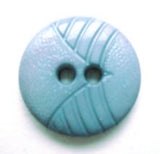 B6428 17mm Dusky Blue Textured Pattern Nylon  2 Hole Button