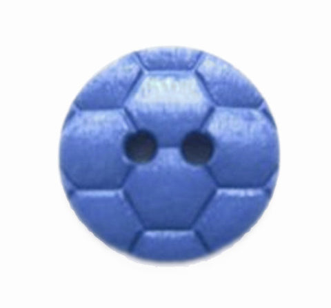 B7429 15mm Pale Royal Blue Textured 2 Hole Button