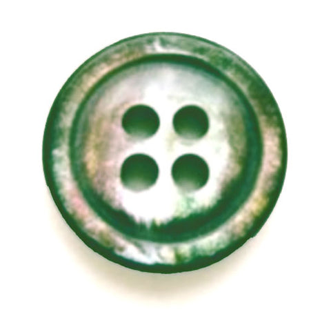 B8344 15mm Nacre-Iridescent-Shell-mother of Pearl Effect 4 Hole Button