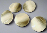 B8202 15mm Tonal Ivory and Grey Gloss Shank Button