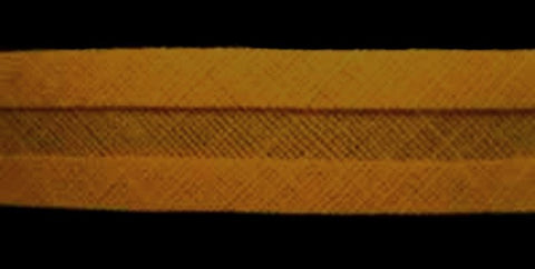 BB138 13mm Gold Yellow Cotton Bias Binding Tape