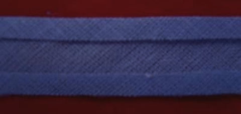 BB157 13mm Mid Blue Cotton Bias Binding Tape