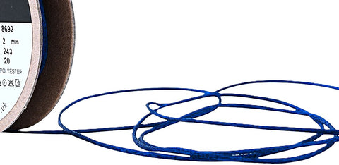 C510 2mm Dark Royal Blue Smooth Twine Cord by Berisfords