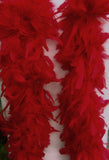 Feather Boa Red Approx 1.9 metres Long