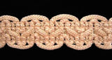 FT054 15mm Pale Peach Viscose Furnishing Braid by British Trimmings