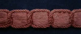 FT1087 16mm Dusky Pink Thick Woven Braid Corded Trimming