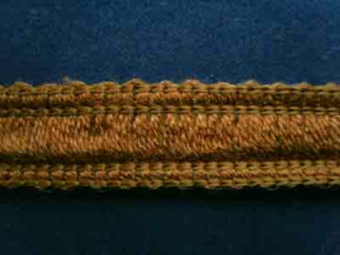 FT1370 17mm Sable Brown Silky Sheen Woven Braid Trim