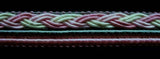 FT1574 12mm Hot Pink and Greens Corded Braid