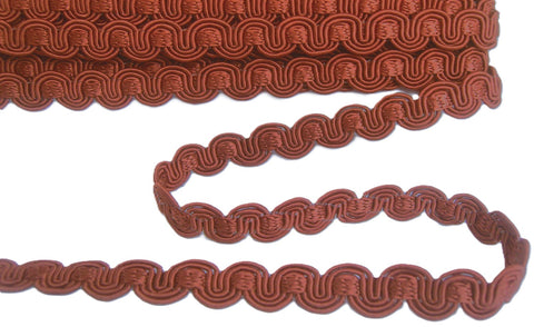 FT305 12mm Rust Rachel Braid Trimming