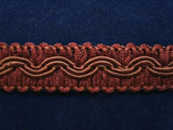 FT334 16mm Redwood-Brown Cord Decorated Braid Trim