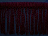 FT790L 6cm Burgundy Thin Bullion Fringe