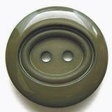 B5932 23mm Dark Olive Green Matt Centre 2 Hole Button