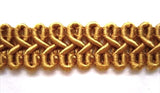 FT2208 14mm Old Gold Loop Braid Trimming