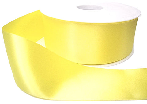 R0174 35mm Lemon Single Face Satin Ribbon by Berisfords