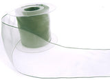 R1798 74mm Dusky Linden Green Water Resistant Sheer Ribbon