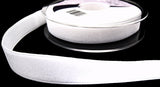 R2395 16mm White Nylon Velvet Ribbon by Berisfords