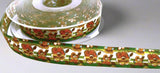 R2811 16mm Mixed Colour Flowery Printed Taffeta Ribbon by Berisfords