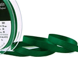 R3130 10mm Bottle Green Double Face Satin Ribbon by Berisfords