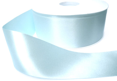 R3161 50mm Sky Blue Double Face Satin Ribbon by Berisfords