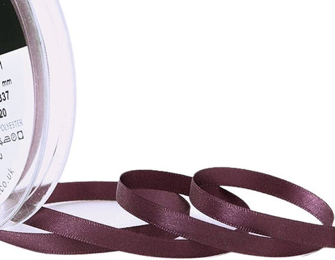 R3165 5mm Grape Double Face Satin Ribbon by Berisfords