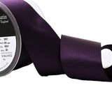 R3171 50mm Blackberry Double Faced Satin Ribbon by Berisfords