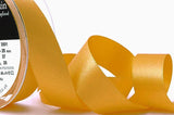 R3195 25mm Gold Double Face Satin Ribbon by Berisfords