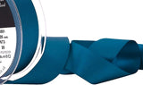 R3616 25mm Malibu Blue Double Face Satin Ribbon by Berisfords