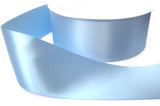 R3717 70mm Cornflower Blue Double Faced Satin Ribbon by Berisfords