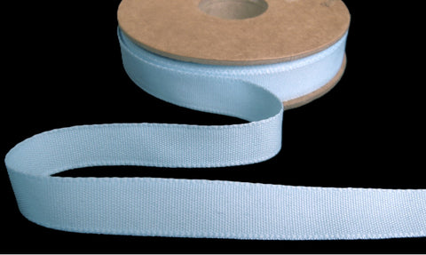 R4319 15mm Baby Blue Rustic Taffeta Seam Binding Ribbon, Berisfords