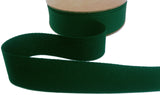 R1455 25mm Bottle Green Rustic Taffeta Seam Binding Ribbon, Berisfords