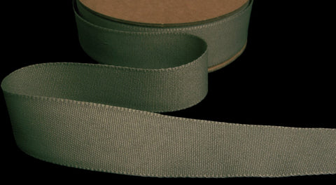 R4690 25mm Cloud Green Rustic Taffeta Seam Binding Ribbon, Berisfords