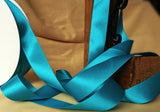 R5765 25mm Peacock Blue Double Face Satin Ribbon by Berisfords