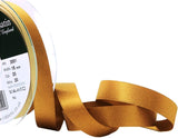 R5779 15mm Old Gold Double Face Satin Ribbon by Berisfords
