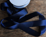 R5881 25mm Navy Double Face Satin Ribbon by Berisfords