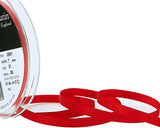 R5999 7mm Poppy Red Double Face Satin Ribbon by Berisfords