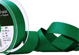 R6295 25mm Bottle Green Double Face Satin Ribbon by Berisfords