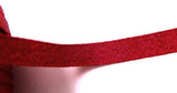 R6969 10mm Red Double Face Metallic Sparkle Ribbon by Berisfords