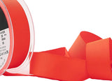 R7599 25mm Fluorescent Orange Polyester Grosgrain Ribbon by Berisfords