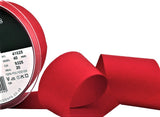 R7671 40mm Red Polyester Grosgrain Ribbon by Berisfords