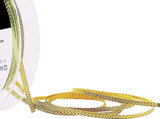 R8509 3mm Gold Textured Metallic Ribbon by Berisfords