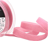 R8801 16mm Blush Rose Pink Nylon Velvet Ribbon by Berisfords