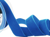 R8813 16mm Corn (Bright Blue) Nylon Velvet Ribbon by Berisfords