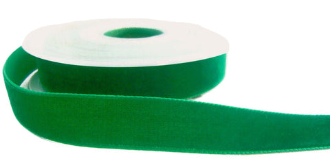 R8887 36mm Emerald Green Nylon Velvet Ribbon by Berisfords