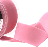 R8879 50mm Blush Rose Pink Nylon Velvet Ribbon by Berisfords