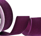 R8882 50mm Fuchsia (Purple) Nylon Velvet Ribbon by Berisfords