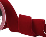 R8898 50mm Scarlet Nylon Velvet Ribbon by Berisfords