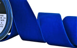 R8999 36mm Royal Blue Nylon Velvet Ribbon by Berisfords